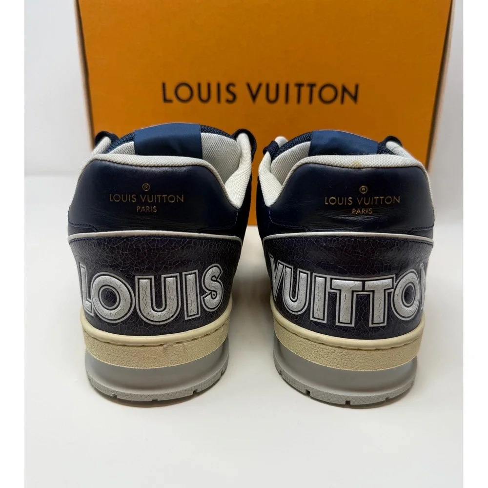 Louis Vuitton Trainer NYC Exclusive Navy Mesh Size 9.5 US 8.5 LV